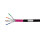 Cat.7 Au&szlig;enkabel (Erdverlegekabel), 4P AWG23/1, S/FTP, OFC, LSZH-PE, 1000 MHz, 500 m