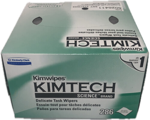 Fusselfreie LWL Reinigungst&uuml;cher KimWipes, Reinigungst&uuml;cher in Spenderbox 280 St&uuml;ck