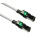 LED Patchkabel mit USB-C Schnittstelle, Cat.6A S/FTP 26AWG LSZH, grau,