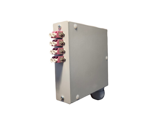 Hutschienengeh&auml;use Konfigurator 120x120x32mm, splei&szlig;fertig best&uuml;ckt mit Kupplungen und Pigtails