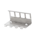 Hutschienenhalter f&uuml;r 4x RH45 Keystone Module, Metall