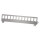 Hutschienenhalter f&uuml;r 12x RH45 Keystone Module, Metall