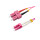 OM4 Duplex Jumper / LWL Patchkabel LC UPC / SC UPC