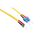 OS2 Duplex Jumper / LWL Patchkabel ST UPC / SC UPC