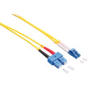 OS2 Duplex Jumper / LWL Patchkabel LC UPC / SC UPC