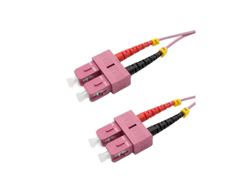 OM4 Duplex Jumper / LWL Patchkabel SC UPC/SC UPC