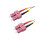 OM4 Duplex Jumper / LWL Patchkabel SC UPC/SC UPC