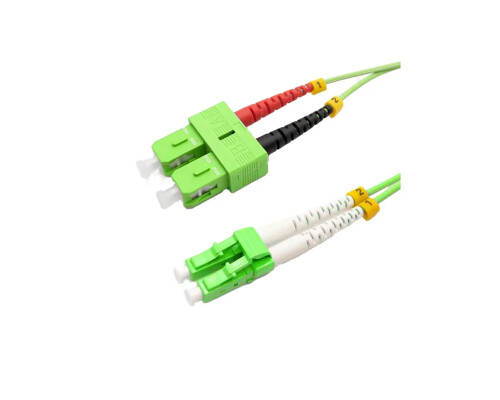 OM5 Duplex Jumper / LWL Patchkabel SC UPC / LC UPC