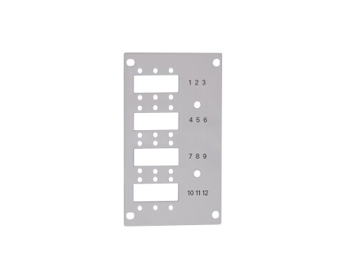 Frontblende f&uuml;r Splei&szlig;verteiler (7854141), 12 x LC-Duplex / 12 x SC-Simplex
