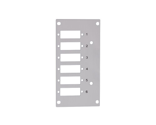 Frontblende f&uuml;r Splei&szlig;verteiler (7854141), 6 x SC-Duplex / 6 x LC-Quad