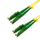 OS2 Duplex Jumper / LWL Patchkabel LSH/APC-LSH/APC