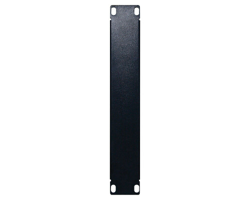 10" Blindpanel 1HE, schwarz