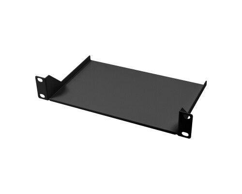 10" Fachboden 1HE, schwarz
