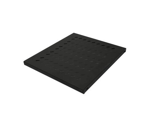 19" Fachboden  T=525 mm, Schwarz