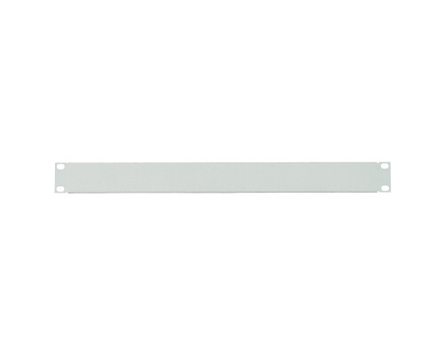 19" Geschlossenes Blindpanel 2HE, grau