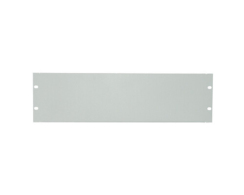 19" Geschlossenes Blindpanel 4HE, grau
