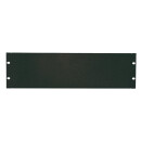 19" Geschlossenes Blindpanel 4HE, schwarz