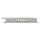 19" Kabelpanel 1HE, mit Abdeckung, grau