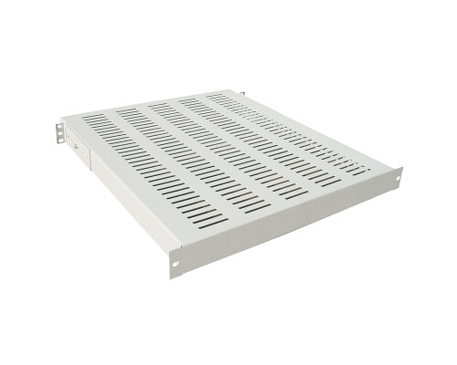 19" Schwerlast Fachboden T=800 mm, Lichtgrau