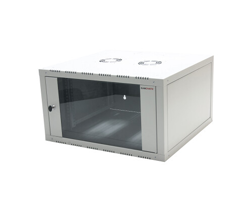 19" Wandgeh&auml;use einteilig 12HE 600X560mm, grau
