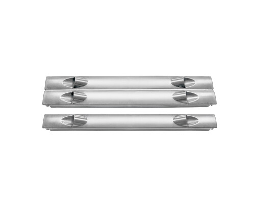 19" Werkzeugfreies Blindpanel 1HE, ABS Plastik, grau