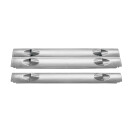 19" Werkzeugfreies Blindpanel 1HE, ABS Plastik, grau