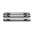 19" Werkzeugfreies Blindpanel 1HE, ABS Plastik, schwarz