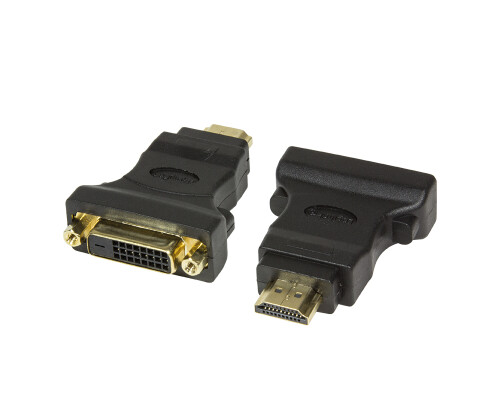 Adapter DVI to HDMI, HDMI Stecker -&gt; DVI-D Buchse