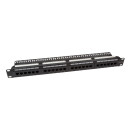 Cat.6 Patchpanel 24-Port UTP, 180&deg; Anschluss,...