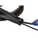 Flexibler Kabelschutz mit Rei&szlig;verschluss, 30x20x1000 mm