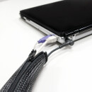 Flexibler Kabelschutz mit Rei&szlig;verschluss, 30x20x2000 mm