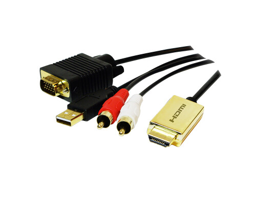 HDMI zu VGA + Audio Konverter