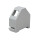 Hutschienenadapter f&uuml;r 1x RJ45 Keystone Modul, Kunststoff