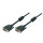 Kabel DVI 2x Stecker mit Ferritkern schwarz 5 Meter