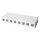 Leergeh&auml;use f&uuml;r 8 Keystone Module &ndash; Aufputz, Signalwei&szlig; RAL 9003
