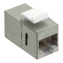 Keystone Verbinder RJ45 Cat.6 voll geschirmt mit Einrastung