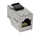 Keystone Verbinder RJ45 Cat.6A voll geschirmt mit Einrastung