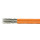 LAN Verlegekabel Cat.7A, S/FTP, 2x (4x2xAWG23), 1000 MHz, LSZH, Orange, 500m, Duplex
