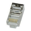Modularstecker CAT5 geschirmt mit Einf&auml;delhilfe 100...