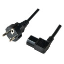 Netzkabel, Schutzkontaktstecker auf Kaltger&auml;tebuchse...