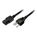 Netzkabel, Schweiz-Stecker auf Kaltger&auml;tebuchse IEC...