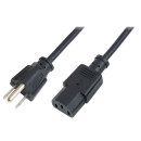 Netzkabel, US-Stecker NEMA 5-15P auf...
