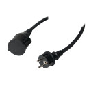 Netzkabelverl&auml;ngerung Outdoor, Schutzkontaktstecker...