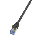 Patchkabel Cat.7 600MHz S/FTP  PIMF schwarz 10m