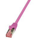 Patchkabel Kat.6 S/FTP PIMF pink 1,00m