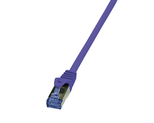 Patchkabel Kat.6A 10G S/FTP PIMF violett 0,50m