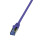 Patchkabel Kat.6A 10G S/FTP PIMF violett 5,00m