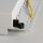 Cat.6A Patchpanel 24 Ports, geschirmt, 19" Einbau, 1 HE, hellgrau