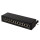 Cat.6 Patchpanel 12 Ports, geschirmt, Desktop, schwarz