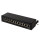 Cat.6A Patchpanel 12 Ports, geschirmt, Desktop, schwarz